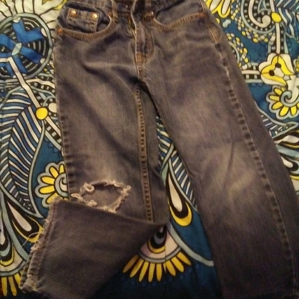 Fly paper jeans